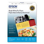Bright White Pro Paper, 96 Bright, 24 lb Bond Weight, 8.5 x 11, White, 500/Pack