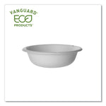 Vanguard Renewable and Compostable Sugarcane Bowls, 6 oz, White, 1,800/Carton