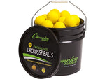Champion Sports Lacrosse Ball Bucket, Yellow/Black (LBYN36)