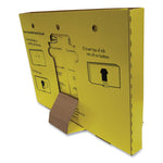 Single-Dose Medicine Dispenser, 105-Pieces, Plastic Case, Yellow