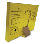 Single-Dose Medicine Dispenser, 105-Pieces, Plastic Case, Yellow
