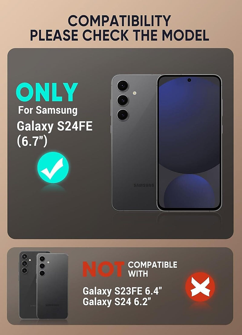 SUPCASE Rugged Case for Samsung Galaxy S24 FE, Shock Absorbing, Black (SUP-Galaxy2024-S24FE-UBProV2-SP-Black)