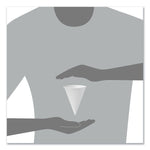 Bare Eco-Forward Treated Paper Cone Cups, 6 oz, White, 200/Sleeve, 25 Sleeves/Carton
