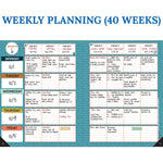 Carson Dellosa Education Let's Explore Undated Lesson Planner, 10.9" x 8.9", 128 Pages (CD-105035)