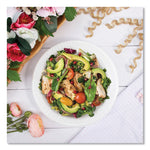 Quiet Classic Laminated Foam Dinnerware, Plate, 10" dia, White, 500/Carton