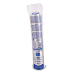 Plastic Dome Lid, No-Hole, Fits 9 oz to 22 oz Hot Cups, Clear, 100/Sleeve, 10 Sleeves/Carton
