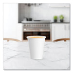 Single-Sided Poly Paper Hot Cups, 6 Oz, White, 50/pack, 20 Packs/carton