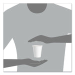 Single-Sided Poly Paper Hot Cups, 6 Oz, White, 50/pack, 20 Packs/carton