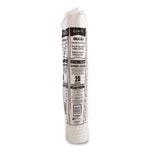 Single-Sided Poly Paper Hot Cups, 24 Oz, White, 25/bag, 20 Bags/carton