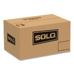 OctaView Hinged-Lid Hot Food Containers, 6.3 x 3.1 x 1.5, Black/Clear, Plastic, 200/Carton