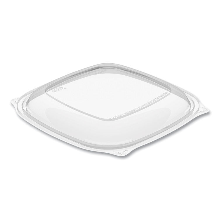 PresentaBowls Pro Clear Square Lids for 24 oz to 32 oz Bowls, 8.5 x 8.5 x 0.5, Clear, Plastic, 63/Bag, 4 Bags/Carton