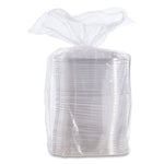 PresentaBowls Pro Clear Square Lids for 24 oz to 32 oz Bowls, 8.5 x 8.5 x 0.5, Clear, Plastic, 63/Bag, 4 Bags/Carton