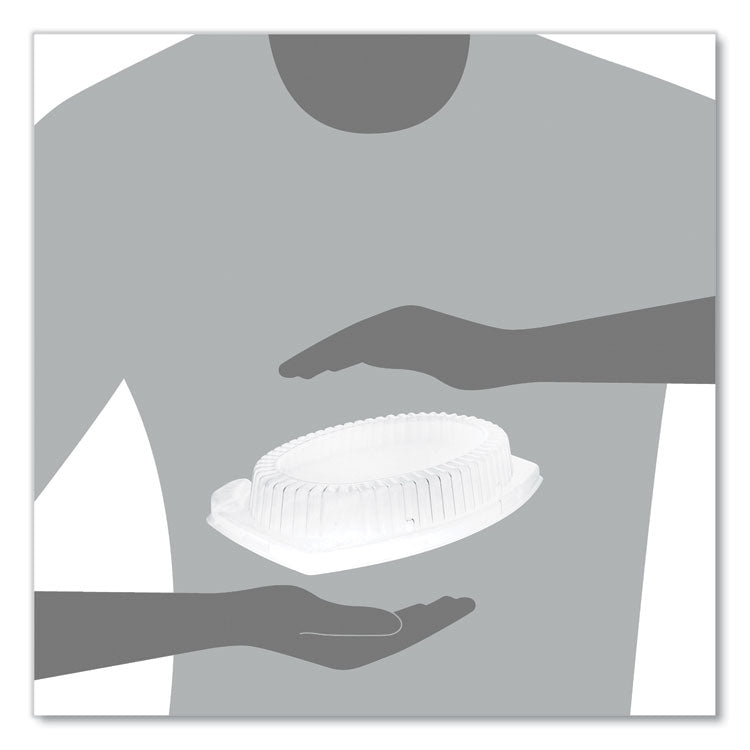 Dome Covers for Dinnerware, Clear, Plastic, 125/Bag, 4 Bags/Carton