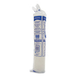 Snaptight Portion Cup Lids, Fits 2.5 oz to 3.5 oz Portion Cups, Plastic, Clear, 100/Sleeve, 25 Sleeves/Carton