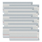 Regal Mediumweight Cutlery Kit, Individually Wrapped, Fork/Knife/Napkin/Spoon/Salt/Pepper, Plastic, White, 750/Carton