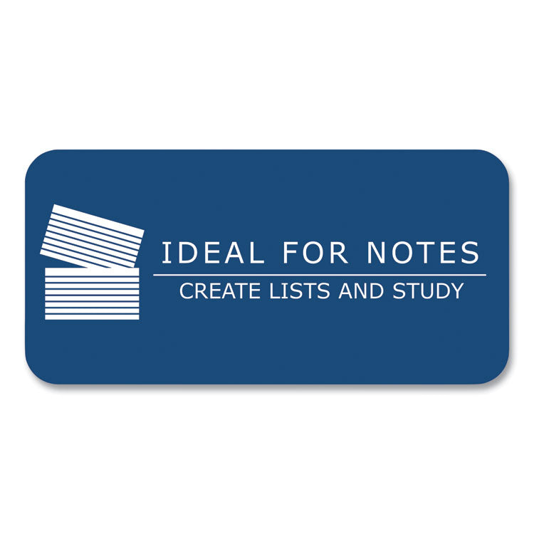Environotes Wirebound Recycled Index Cards, Narrow Rule, 3 x 5, White, 50 Cards, 24/Carton