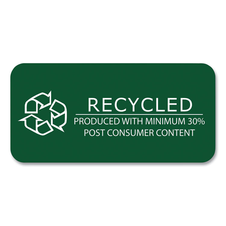 Environotes Recycled Index Cards, Narrow Rule, 3 x 5 White, 100 Cards, 36/Carton