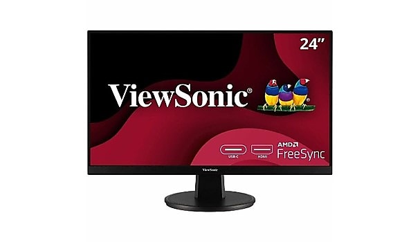 ViewSonic 24" 100 Hz LED USB-C Monitor, Black (VA2447-MHU)
