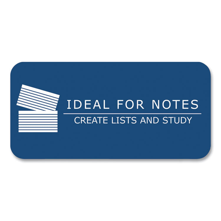 Environotes Recycled Index Cards, Narrow Ruled, 4 x 6, White, 100 Cards, 36/Carton