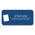 Examination Blue Book, Wide/Legal Rule, Blue Cover, (12) 11 x 8.5 Sheets, 300/Carton