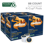 Lavazza Gran Aroma Coffee Keurig® K-Cup® Pods, Medium Roast, 88/Carton (6002CT)