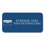 Trayed Index Cards, Narrow Rule, 3 x 5, 240 Cards/Tray, 36/Carton