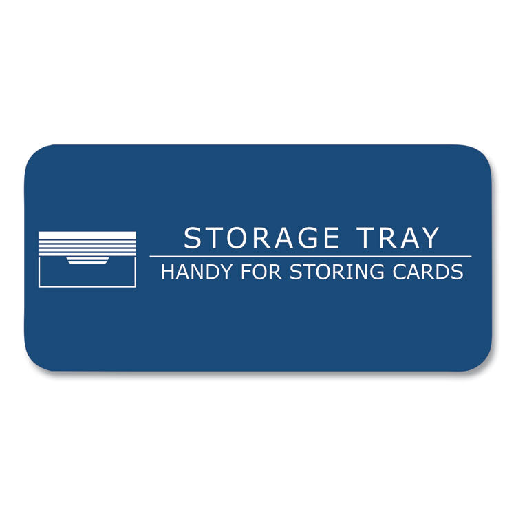 Trayed Index Cards, Narrow Rule, 3 x 5, 240 Cards/Tray, 36/Carton
