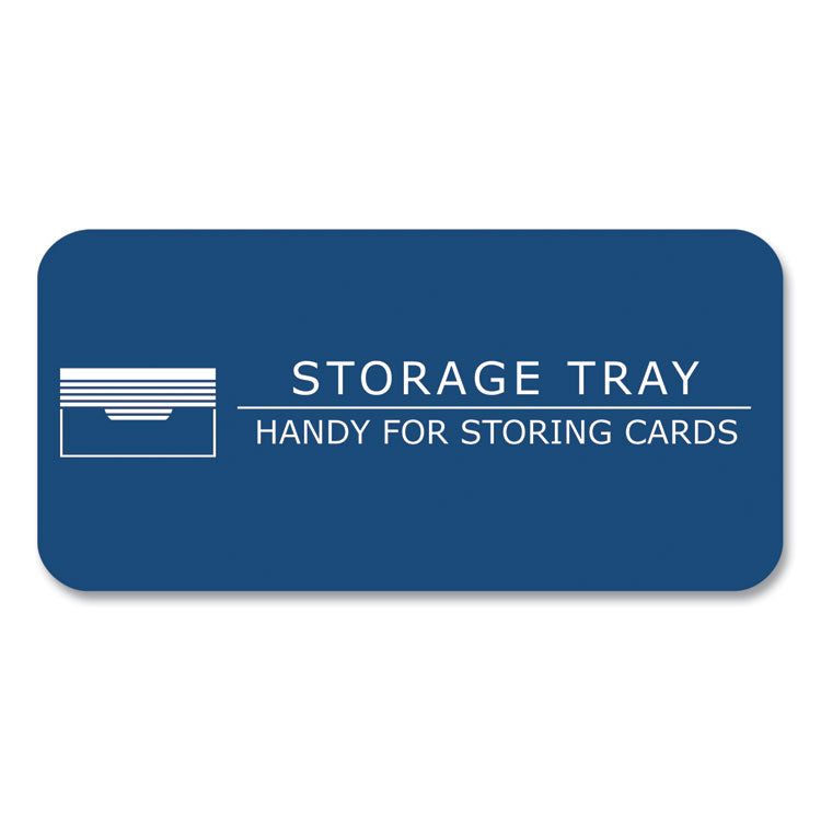 Trayed Index Cards, Narrow Ruled, 3 x 2.5, 200/Tray, 36/Carton