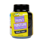 Crayola Washable Kid's Paint, Black, 2 oz., 12/Bundle (BIN542851-12)