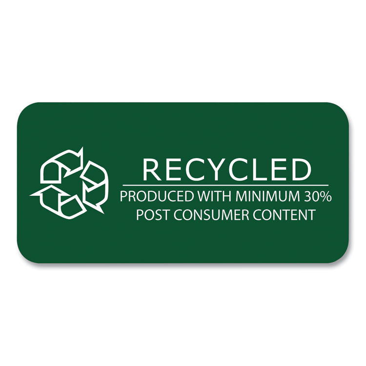 Environotes Recycled Index Cards, Narrow Ruled, 4 x 6, White, 100 Cards, 36/Carton