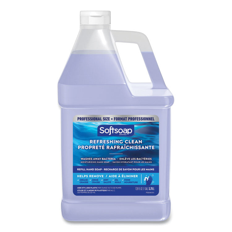 Liquid Hand Soap Refill, Refreshing Clean Scent, 128 oz, 4/Carton