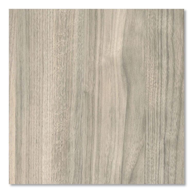 10500 Series Return with Full-Height Pedestal, Left, 48" x 24" x 29.5", Kingswood Walnut