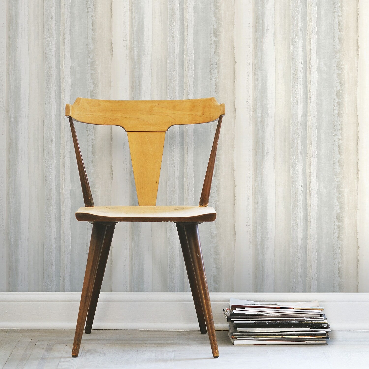 York Wallcoverings Watercolor Stripe Peel and Stick Wallpaper (RMK9062WP)
