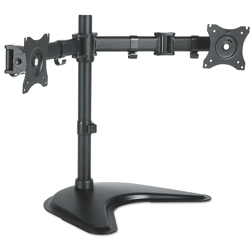 Kantek Dual Monitor Articulating Desktop Stand, Black (KTKMA225)