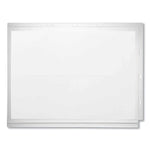 Water-Resistant Sign Holder Pockets with Cable Ties, 11 x 17, Clear Frame, 5/Pack