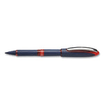 One Business Rollerball Pen, Stick, Fine 0.6 mm, Assorted Ink and Barrel Colors, 4/Pack