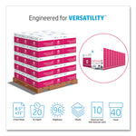 MultiPurpose20 Paper, 96 Bright, 20 lb Bond Weight, 8.5 x 11, White, 500 Sheets/Ream, 10 Reams/Carton, 40 Cartons/Pallet