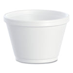 Foam Containers, 6 Oz, White, 50/bag, 20 Bags/carton