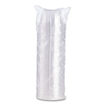 D-T Sundae/Cold Cup Lids, Fits 6 oz/8 oz/12 oz Cold Cups, Plastic, Clear, 50/Pack, 20 Packs/Carton