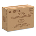 Lift n' Lock Plastic Hot Cup Lids With Straw Slot, Fits 12 oz to 24 oz Hot Cups, Plastic, Translucent, 100/Pack, 10 Packs/CT