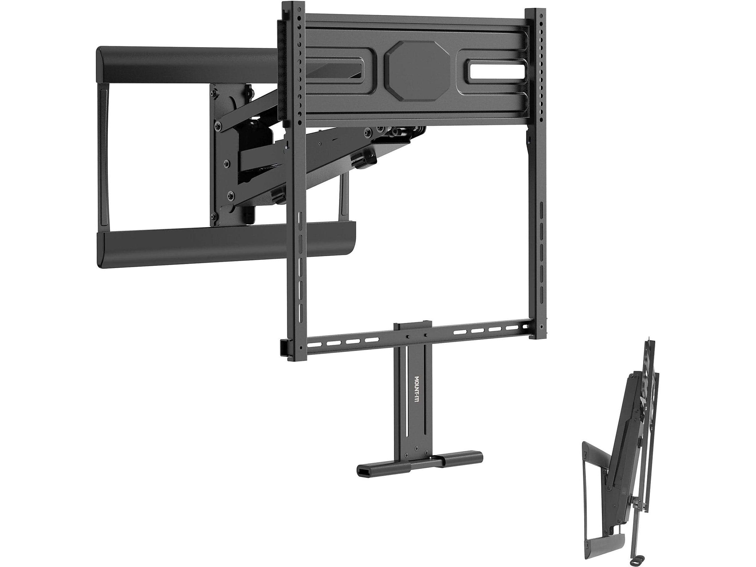 Mount-It! Pull-Down Fireplace TV Mount with Spring Arm, 72 lbs. Max. (MI-395)