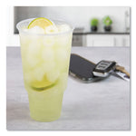 Ultra Clear Pedestal PET Cups, 32 oz, Plastic, Clear, 25/Bag, 20 Bags/Carton