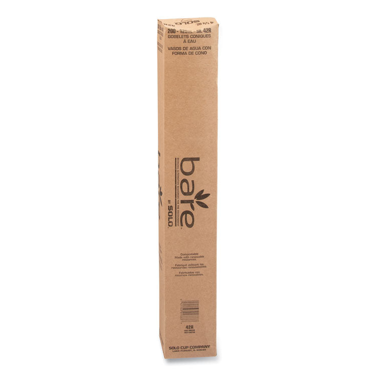 Cone Water Cups, 4.25 oz, Paper, White, 200/Bag, 25 Bags/Carton
