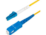 StarTech Simplex OS2 6.6' Single Mode Fiber Optic Cable, Yellow (SPSMLCSC-OS2-2M)