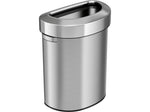 HLS Commercial Titan Stainless Steel Trash Can, 23-Gallon, Silver (HLS23DOT)
