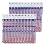 Paper Hot Drink Cups in Bistro Design, 10 oz, Maroon, 50/Pack