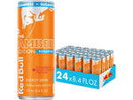 Red Bull Amber Edition Sugar-Free Strawberry Apricot Energy Drink, 8.4 oz., 24 Cans/Carton (RB243204)