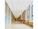 Armstrong TUNDRA Square Lay-In Edge Ceiling Tile, 24" x 24", White, 16/Carton (BP301A)