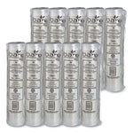 Bare Eco-Forward RPET Deli Containers, ProPlanet Seal, 8 oz, 4.6" Diameter x 1.8" h, Clear, Plastic, 500/Carton