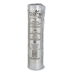 Bare Eco-Forward RPET Deli Containers, ProPlanet Seal, 8 oz, 4.6" Diameter x 1.8" h, Clear, Plastic, 500/Carton